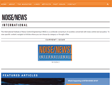 Tablet Screenshot of noisenewsinternational.net